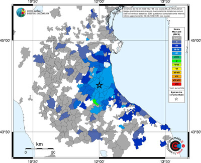Mappa MCS - territori comuni