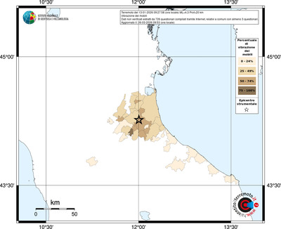 Mappa territorio comunale con almeno 3 questionari