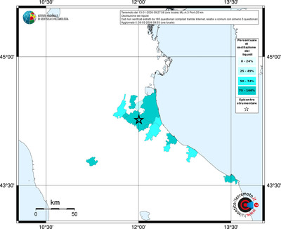 Mappa territorio comunale con almeno 3 questionari