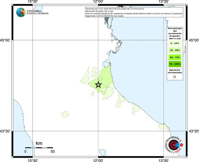 Mappa territorio comunale con almeno 3 questionari