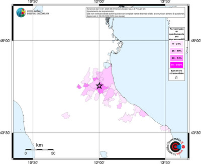Mappa territorio comunale con almeno 3 questionari
