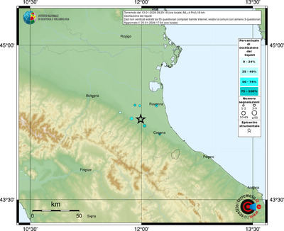 Mappa comuni con almeno 3 questionari