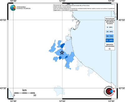 Mappa territorio comunale con almeno 3 questionari