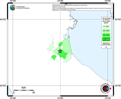 Mappa territorio comunale con almeno 3 questionari