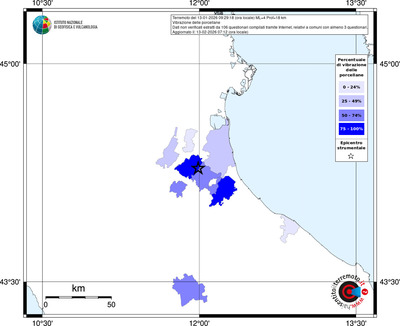 Mappa territorio comunale con almeno 3 questionari