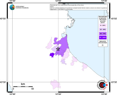 Mappa territorio comunale con almeno 3 questionari