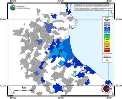 Mappa EMS - territori comuni