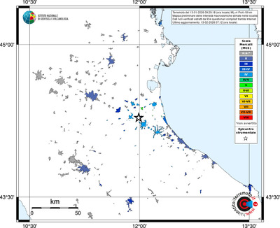Mappa MCS - territori località