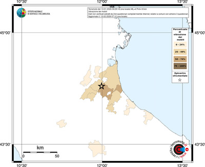 Mappa territorio comunale con almeno 3 questionari