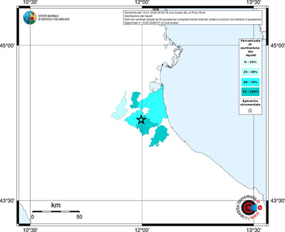 Mappa territorio comunale con almeno 3 questionari