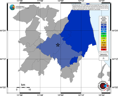 Mappa EMS - territori comuni