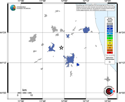 Mappa MCS - territori località