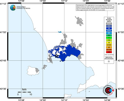 Mappa EMS - territori località