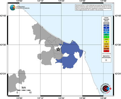 Mappa MCS - territori comuni
