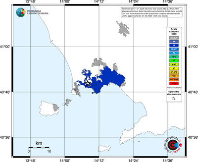 Mappa EMS - territori località
