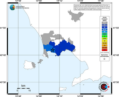 Mappa EMS - territori comuni