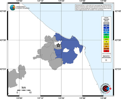 Mappa MCS - territori comuni