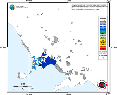 Mappa EMS - territori località
