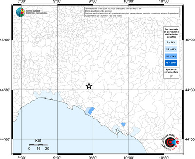 Mappa territorio comunale con almeno 3 questionari