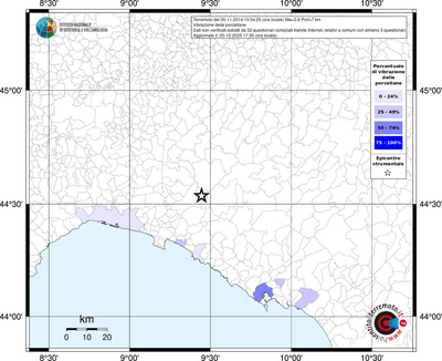 Mappa territorio comunale con almeno 3 questionari