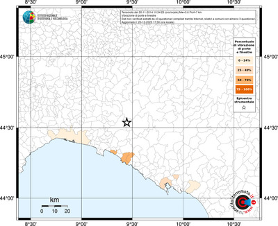Mappa territorio comunale con almeno 3 questionari