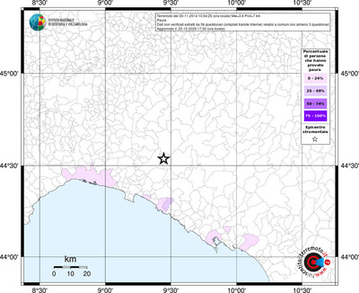 Mappa territorio comunale con almeno 3 questionari