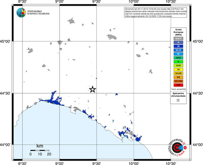 Mappa EMS - territori località