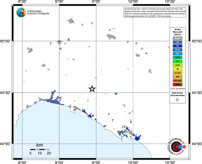 Mappa MCS - territori località