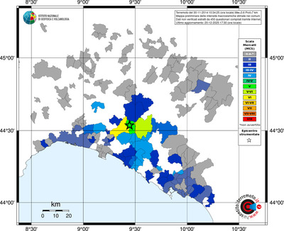 Mappa MCS - territori comuni