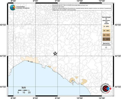 Mappa territorio comunale con almeno 3 questionari