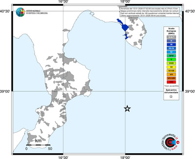 Mappa EMS - territori comuni