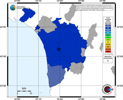 Mappa EMS - territori comuni