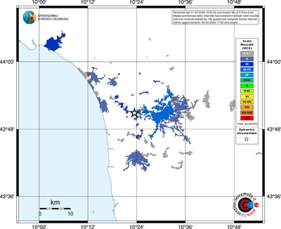 Mappa MCS - territori località