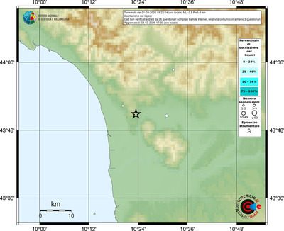Mappa comuni con almeno 3 questionari