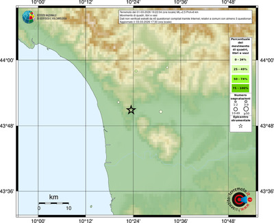 Mappa comuni con almeno 3 questionari