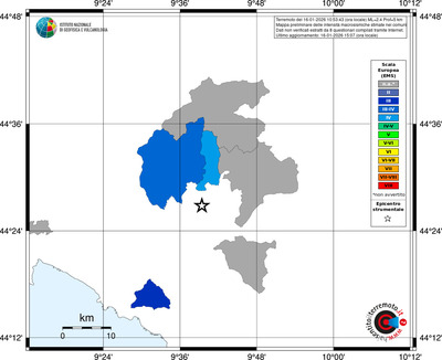 Mappa EMS - territori comuni