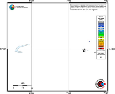 Mappa EMS - territori località