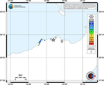 Mappa EMS - territori località