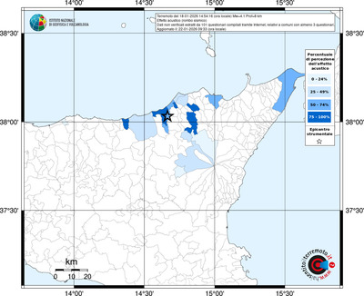 Mappa territorio comunale con almeno 3 questionari