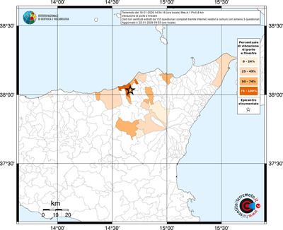 Mappa territorio comunale con almeno 3 questionari
