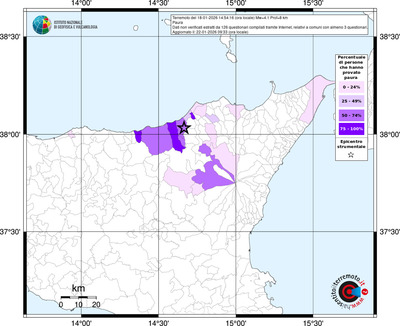Mappa territorio comunale con almeno 3 questionari