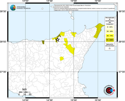 Mappa territorio comunale con almeno 3 questionari