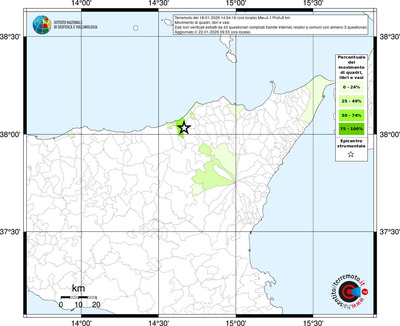 Mappa territorio comunale con almeno 3 questionari