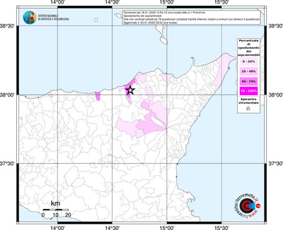Mappa territorio comunale con almeno 3 questionari