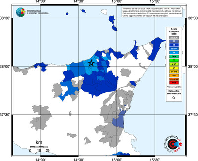 Mappa EMS - territori comuni