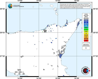 Mappa MCS - territori località