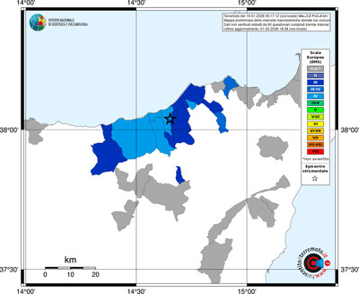 Mappa EMS - territori comuni