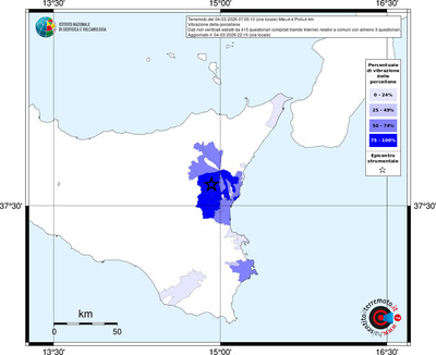 Mappa territorio comunale con almeno 3 questionari