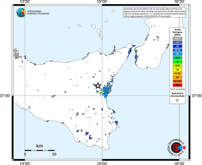 Mappa EMS - territori località