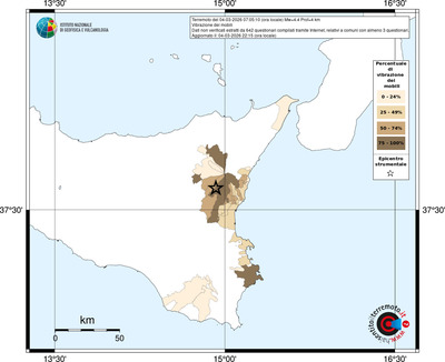 Mappa territorio comunale con almeno 3 questionari
